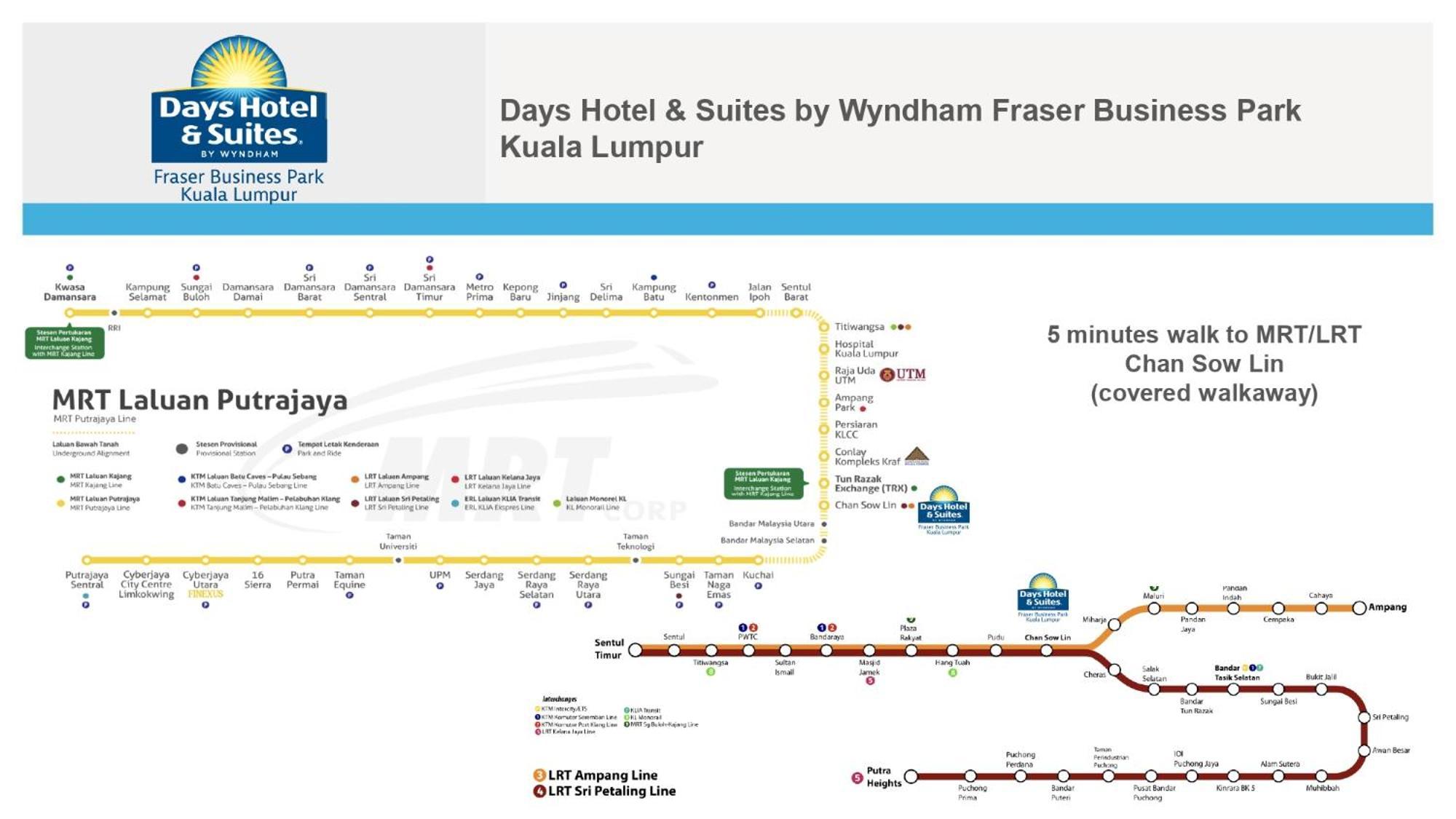 Days Hotel & Suites By Wyndham Kl - Chan Sow Lin Mrt Or Lrt Κουάλα Λουμπούρ Εξωτερικό φωτογραφία
